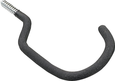 Crawford SH18-25 Bike Hanger, 40 to 75 lb, Screw, Steel, Black, Zinc