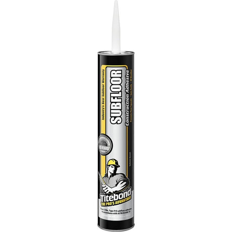 Titebond 5492 Subfloor Adhesive, Light Tan, 28 oz Cartridge, Pack of 12