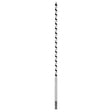 Irwin WeldTec 3043004 Auger Drill Bit, 3/8 in Dia, 17 in OAL, Twist Flute, 1-Flute, 3/8 in Dia Shank