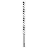 Irwin WeldTec 3043007 Auger Drill Bit, 5/8 in Dia, 17 in OAL, Twist Flute, 1-Flute, 7/16 in Dia Shank