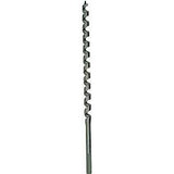 Irwin WeldTec 3043009 Auger Drill Bit, 3/4 in Dia, 17 in OAL, Twist Flute, 1-Flute, 7/16 in Dia Shank