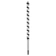 Irwin WeldTec 3043011 Auger Drill Bit, 7/8 in Dia, 17 in OAL, Twist Flute, 1-Flute, 7/16 in Dia Shank