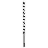 Irwin WeldTec 3043011 Auger Drill Bit, 7/8 in Dia, 17 in OAL, Twist Flute, 1-Flute, 7/16 in Dia Shank