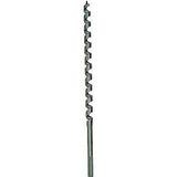 Irwin WeldTec 3043013 Auger Drill Bit, 1 in Dia, 17 in OAL, Twist Flute, 1-Flute, 7/16 in Dia Shank