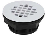 Oatey 42077 Shower Drain, ABS, Black, For: 2 in SCH 40 DWV Pipes