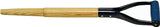Link Handles 66722 Shovel Handle, 1-1/2 in Dia, 24 in L, Ash Wood, Clear