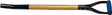 Link Handles 66592 Fork Handle, 1-1/2 in Dia, 30 in L, Ash Wood