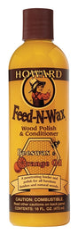 Howard FW0016 Polish and Conditioner, 16 oz Bottle, Yellow, Solid, Orange