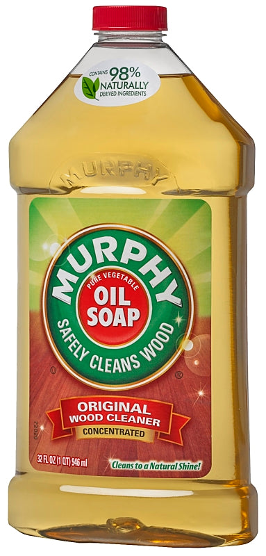 Murphy Oil Soap 1163 Oil Soap Cleaner, 32 oz Bottle, Liquid, Citrus, Amber