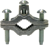 Gardner Bender 14-GRC Ground Clamp, Clamping Range: 1/2 to 1 in, 10 to 2 AWG Wire, Galvanized