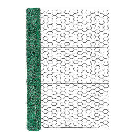 Garden Craft 36 in. H X 25 ft. L Steel Poultry Netting 1 in.