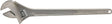 Crescent AC124 Adjustable Wrench, 24 in OAL, 2.438 in Jaw, Steel, Chrome, I-Beam Handle