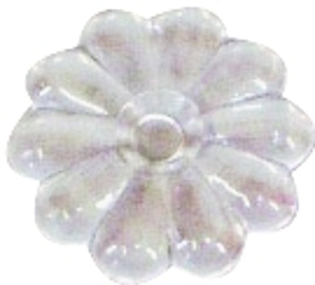 US Hardware D-140D Rosette Button, 1-1/8 in, Plastic, 100 BAG, Clear