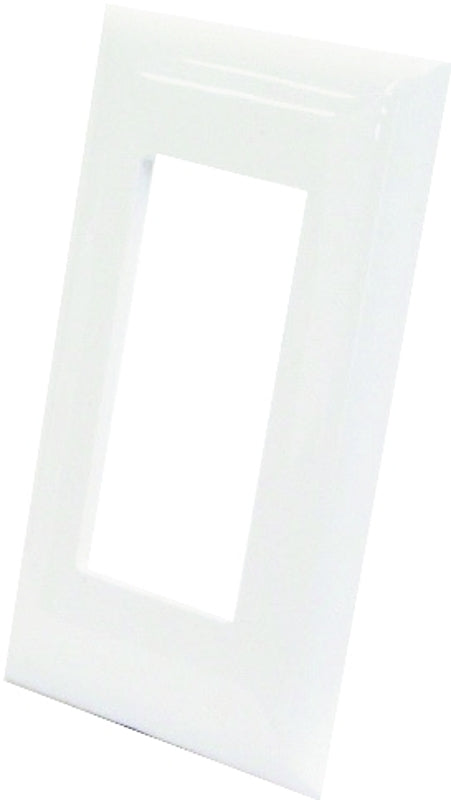 US Hardware E-122C Wallplate, Plastic, White