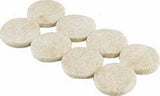 Shepherd Hardware 9972 Protective Pad, Felt Cloth, Beige, 1 in Dia, Round, Pack of 6