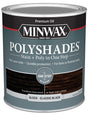 Minwax PolyShades 614950444 Wood Stain and Polyurethane, Gloss, Classic Black, Liquid, 1 qt, Can