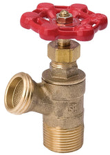 B & K ProLine 102-703HN Series Boiler Drain Valve, Iron Trim, 1/2 in Connection, MIP, 125 psi Pressure, Brass Body