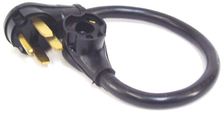 US Hardware RV-347B Adapter, 30 A Female, 50 A Male, 120 V, Female, Male, 10 AWG Cable