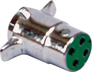 US Hardware RV-496C Trailer Connector, 4-Pole, Metal