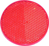 US Hardware RV-657C Safety Reflector, Red Reflector, Plastic Reflector, Adhesive Mounting