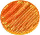 US Hardware RV-658C Safety Reflector, Amber Reflector, Plastic Reflector, Adhesive Mounting