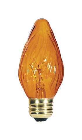 Westinghouse 40 W F15 Specialty Incandescent Bulb E26 (Medium) Amber 2 pk