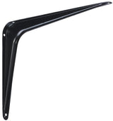 National Hardware 211BC Series N218-941 Shelf Bracket, 100 lb, 8 in L, Steel, Black