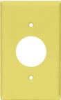 Eaton Wiring Devices PJ7V Series Wallplate, Mid-Size, 4-1/2 in L, 2-3/4 in W, 1-Gang, Polycarbonate, Ivory, High-Gloss, Pack of 25