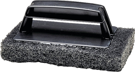 GrillPro 71448 Scrubbing Brush, 6 in L Brush, 3 in W Brush, Nylon Bristle, Plastic Handle, Comfort-Grip Handle