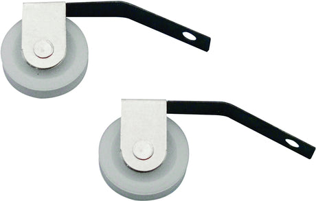 Prime-Line B 609 Roller Assembly, 1 in Dia Roller, 1/4 in W Roller, Nylon/Steel, White, 2-Roller