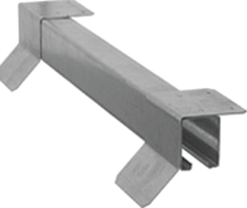 National Hardware N142-158 Box Rail, Steel, Galvanized, 12 ft L, 1/PK, Pack of 2