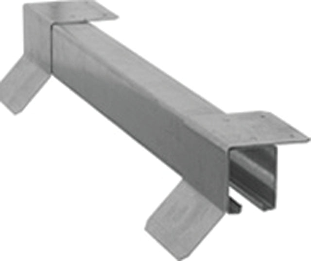 National Hardware N142-158 Box Rail, Steel, Galvanized, 12 ft L, 1/PK, Pack of 2