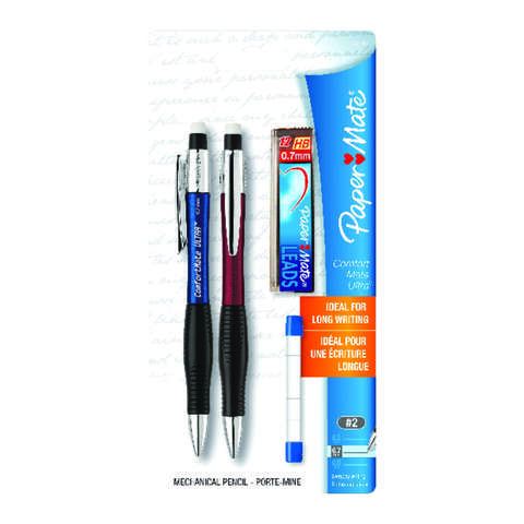 Paper Mate Comfort Mate Ultra #2HB 0.7 mm Mechanical Pencil 2 pk, Pack of 6