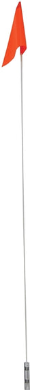 Kent 68110 Safety Flag, Fiberglass, Orange, Pack of 10