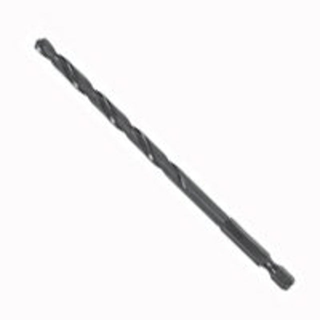 Irwin 4935634 Jobber Drill Bit, 3/32 in Dia, 3 in OAL, Spiral Flute, 1/4 in Dia Shank, Hex Shank