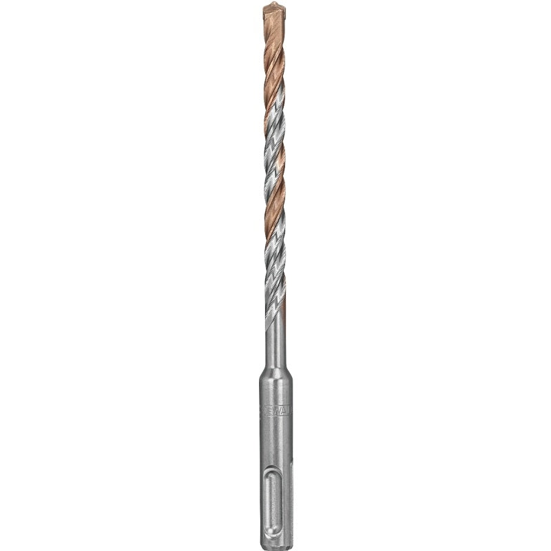 DEWALT DW5417 Hammer Drill Bit, 1/4 in Dia, 6 in OAL, Helix Flute, 4-Flute, 1/4 in Dia Shank, SDS Plus Shank