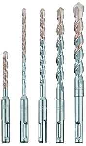 DEWALT DW5470 Hammer Bit Set, 5-Piece, Carbide, Bright