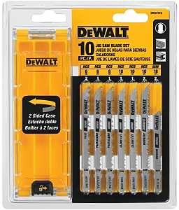 DEWALT DW3741C Jig Saw Blade Kit, 10-Piece, HCS