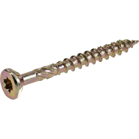 HILLMAN Power Pro No. 8 X 1-3/4 in. L Star Coarse Wood Screws