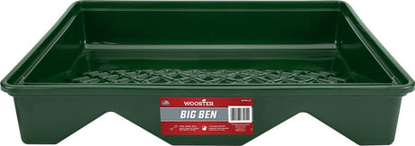 Wooster BR412-21 Paint Tray, 16 in L, 21 in W, 1 gal, Polypropylene Co-Polymer, Green