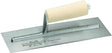 Marshalltown 12 Drywall Trowel, 4-1/2 in W Blade, 11 in L Blade, HCS Blade, Straight Handle, Hardwood Handle