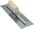 Marshalltown MX62 Finishing Trowel, 12 in L Blade, 4 in W Blade, Spring Steel Blade, Straight Handle, Wood Handle