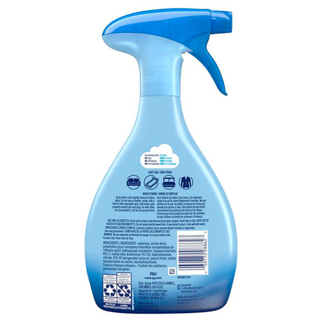 febreze 19744 Extra-Strength Fabric Refresher, 23.6 fl-oz, Liquid, Clear/Yellow