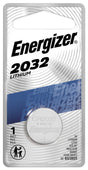 Energizer ECR2032BP Coin Cell Battery, 3 V Battery, 235 mAh, CR2032 Battery, Lithium, Manganese Dioxide, Pack of 6