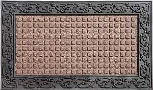 Simple Spaces 08ABSHE-30 Door Mat, 36 in L, 22 in W, Non-Woven Surface