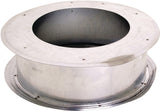AmeriVent 4EWT Series Wall Thimble, 4-9/16 in ID x 3-1/16 L Dimensions, 0.018 ga, Galvanized Steel