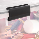 IRIS WEATHERPRO 19 qt Clear Storage Tote 7.88 in. H X 11.75 in. W X 17.5 in. D Stackable, Pack of 6