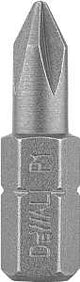 DEWALT DW2001 Power Bit, #1 Drive, Phillips Drive, 1/4 in Shank, Hex Shank, 1 in L, Steel