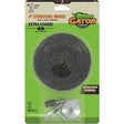 Gator 9485 Sanding Wheel, 4 in Dia, 60 Grit, Extra Coarse, Silicone Carbide Abrasive