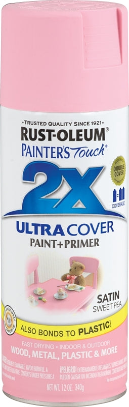 Rust-Oleum 249063 General-Purpose Spray Paint, Satin, Sweet Pea, 12 oz Can